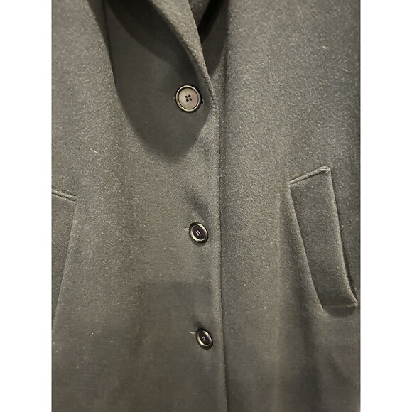 Vintage Forecaster of Boston Women 100% Wool Coat Sz 9/10 Blue Union USA Made - Picture 2 of 11